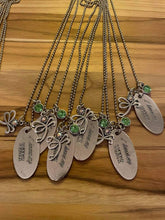Load image into Gallery viewer, Whispering Souls Mantra Dog Tags with Healing Crystals