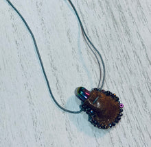 Load image into Gallery viewer, Boho Medicine Pouch Necklace with Crystal