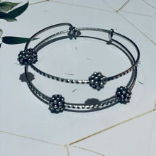Load image into Gallery viewer, Pewter Bangle with Charm