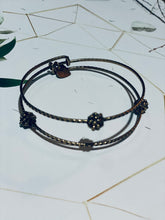 Load image into Gallery viewer, Pewter Bangle with Charm