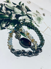 Load image into Gallery viewer, Beaded Fashion Bracelet Set with Crystals
