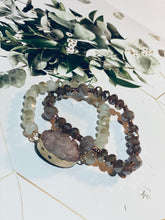 Load image into Gallery viewer, Beaded Fashion Bracelet Set with Crystals