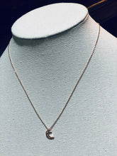 Load image into Gallery viewer, Hollow Crescent Moon Charm Necklace