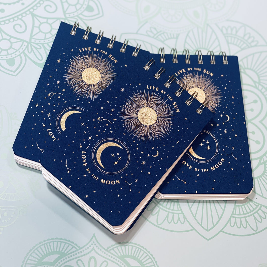 Sun and Moon Mantra Notepad