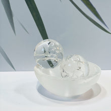 Load image into Gallery viewer, Clear Quartz Crystal Crackle Sphere