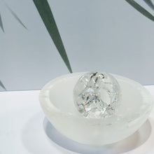Load image into Gallery viewer, Clear Quartz Crystal Crackle Sphere