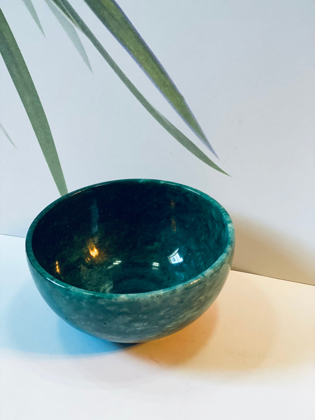 Green Marble Bowl