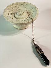 Load image into Gallery viewer, Crystal Pendulum with Bronze Decorative Detail