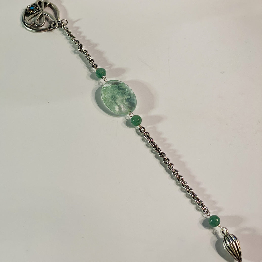 Dragonfly Pendulum with Gemstones