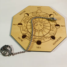 Load image into Gallery viewer, Dragonfly Pendulum with Silver Chain
