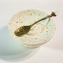 Load image into Gallery viewer, Decorative Metal Spoons with Clear Quartz