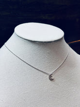 Load image into Gallery viewer, Hollow Crescent Moon Charm Necklace