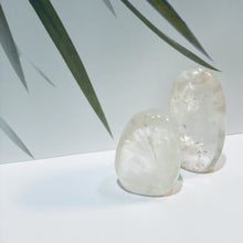 Load image into Gallery viewer, Clear Quartz Crystal Palm Stones