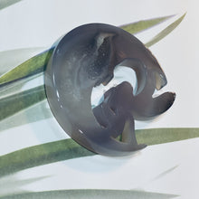 Load image into Gallery viewer, Druzy Agate Crystal Moon and Fairy