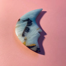 Load image into Gallery viewer, Caribbean Jasper Crescent Moon