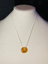 Load image into Gallery viewer, Golden Healer Quartz Crystal Donut Pendant