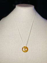 Load image into Gallery viewer, Golden Healer Quartz Crystal Donut Pendant