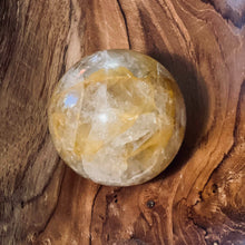 Load image into Gallery viewer, Yellow Fire Quartz Crystal Sphere