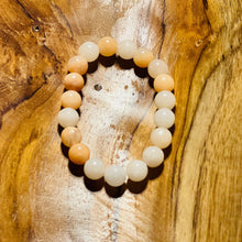 Load image into Gallery viewer, Peach Aventurine Crystal Bracelet
