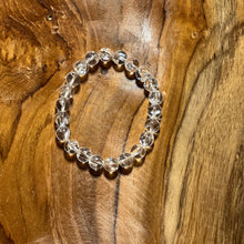 Load image into Gallery viewer, Premium Crackle Clear Quartz Crystal Bracelet

