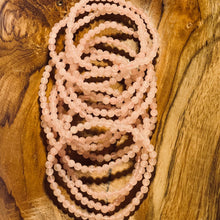 Load image into Gallery viewer, Small Rose Quartz Crystal Bracelet