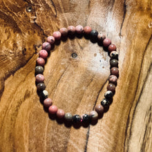 Load image into Gallery viewer, Rhodonite Crystal Bracelet