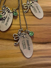 Load image into Gallery viewer, Whispering Souls Mantra Dog Tags with Healing Crystals
