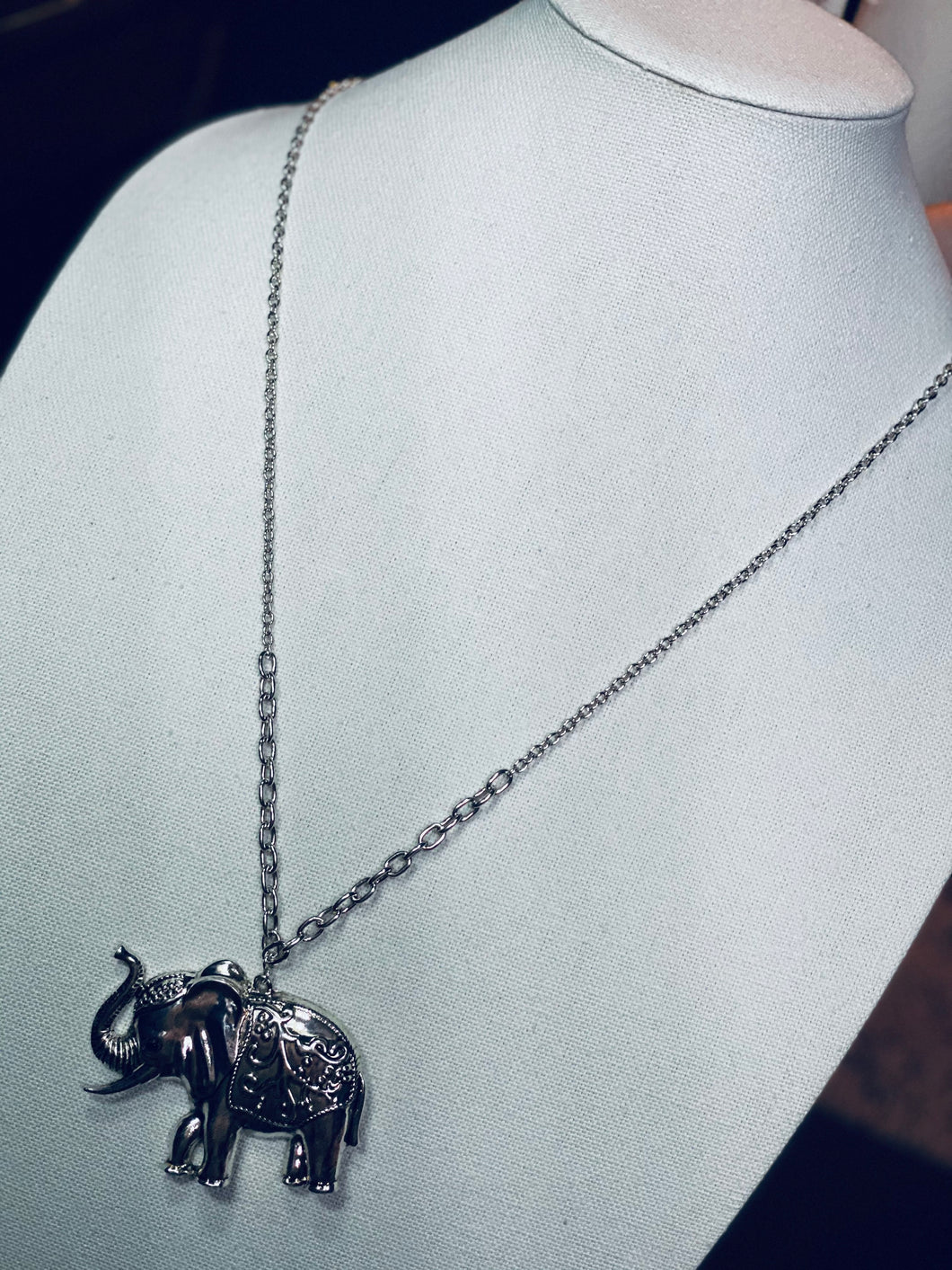 Lucky Elephant Medallion Necklace