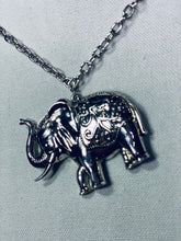 Load image into Gallery viewer, Lucky Elephant Medallion Necklace
