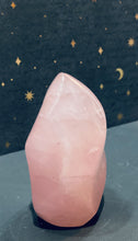 Load image into Gallery viewer, Medium Rose Quartz Crystal Flame
