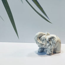 Load image into Gallery viewer, Howlite Crystal Elephant
