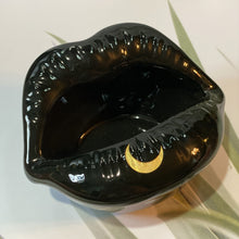 Load image into Gallery viewer, Lip Bowl with Gold Crescent Moon
