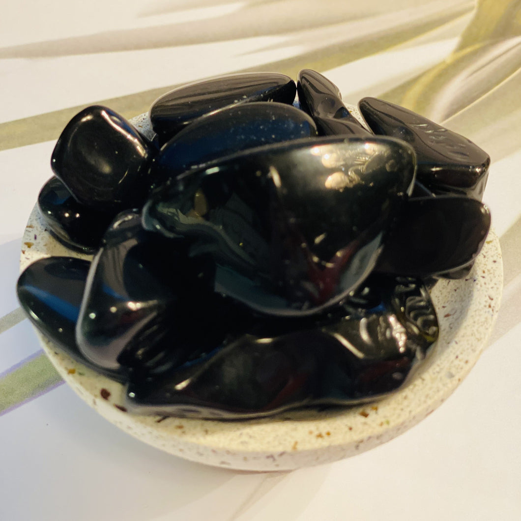 Black Obsidian Crystal Tumble