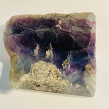 Load image into Gallery viewer, Raw Fluorite Crystal Slices
