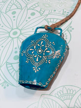 Load image into Gallery viewer, Teal Henna Treasure Bell
