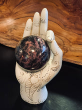 Load image into Gallery viewer, Rhodonite Crystal Sphere
