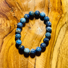 Load image into Gallery viewer, Large Lapis Lazuli Crystal Bracelet
